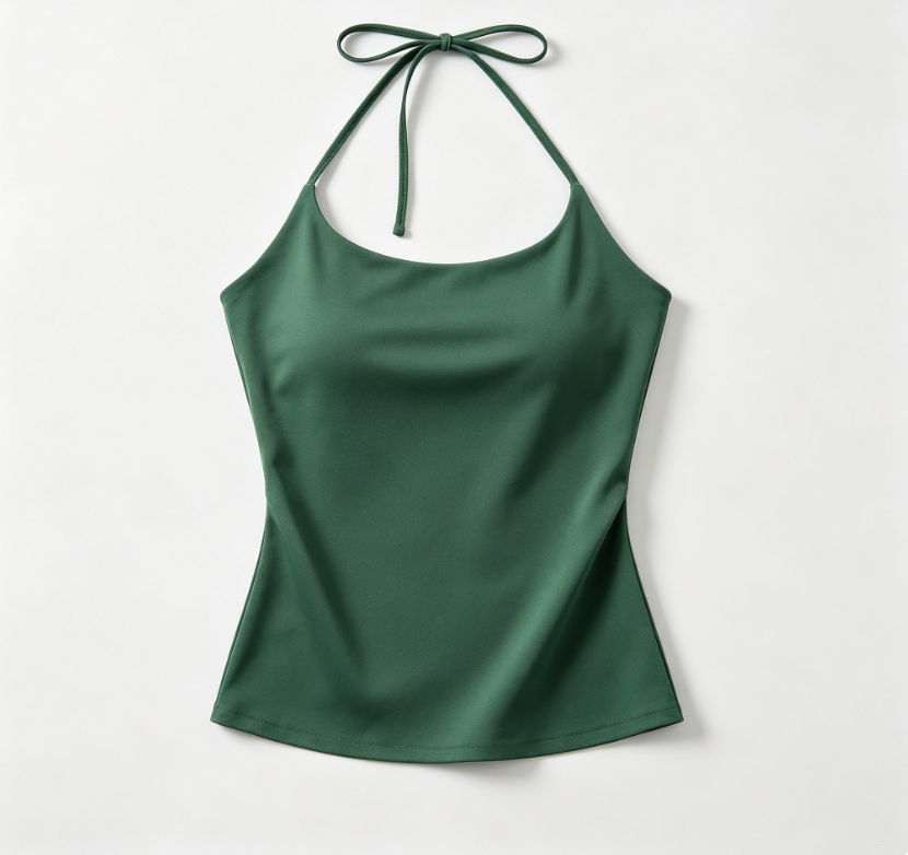 Halter Neck Slim Camisole Sleeveless Top
