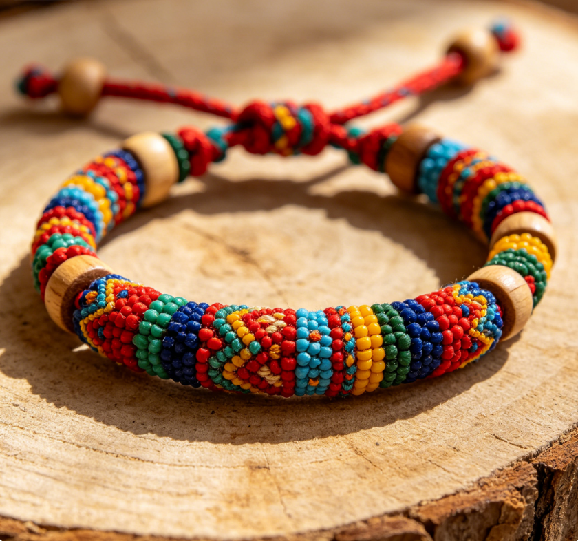 Bohemian Colorful Beaded Adjustable Bracelet